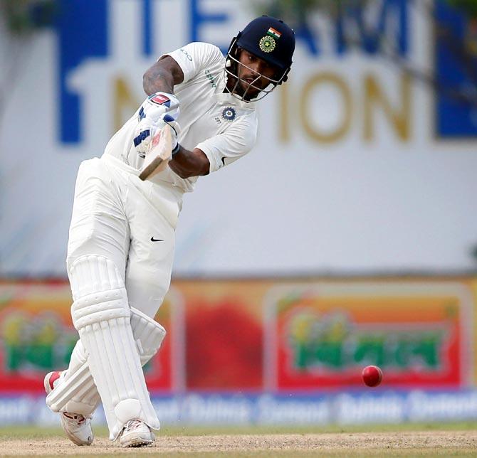 Shikhar Dhawan hits out