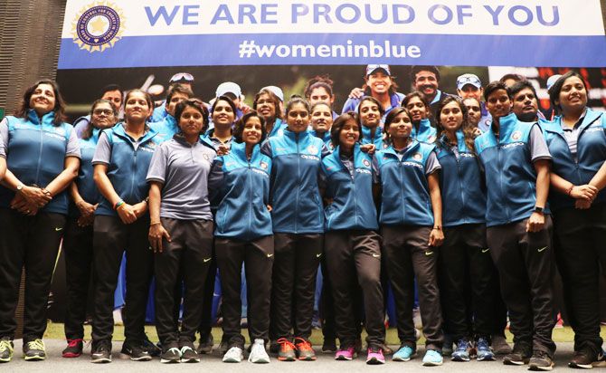 The Indian women's team have been felicitated through the week since their return from the World Cup on Wednesday