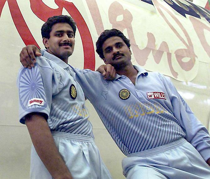 Anil Kumble and Javagal Srinath