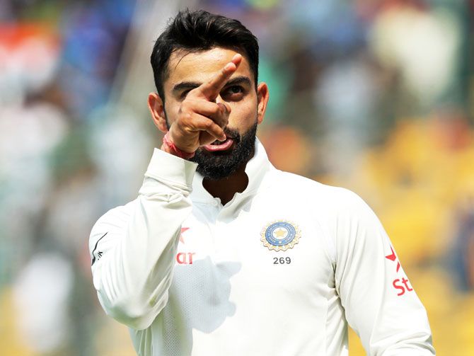 Virat Kohli was stinging in his criticism of the Aussies and their manner of using the DRS