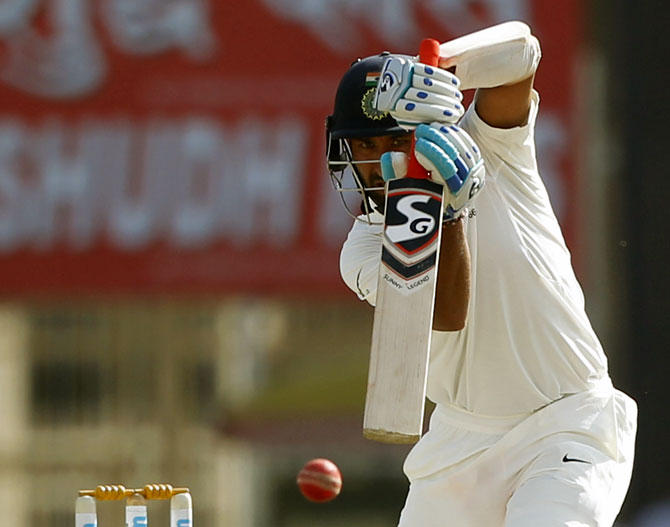 Cheteshwar Pujara batted 11 hours during his 202-run innings in Ranchi on Sunday