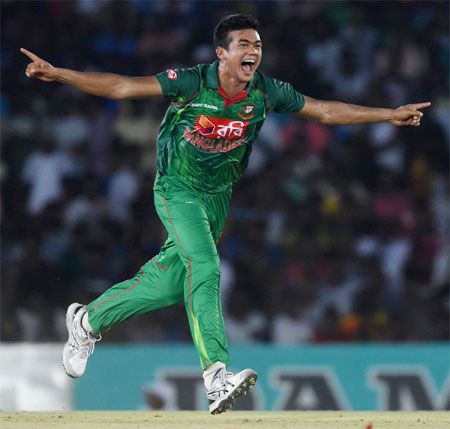 Taskin Ahmed became the firth Bangladesh bowler to claim a ODI hat-trick on Tuesday