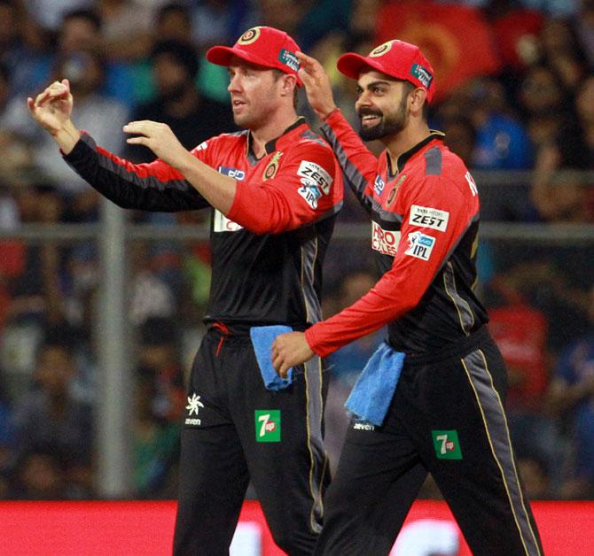 AB de Villiers and Virat Kohli have been teammates at Royal Challengers Bangalore