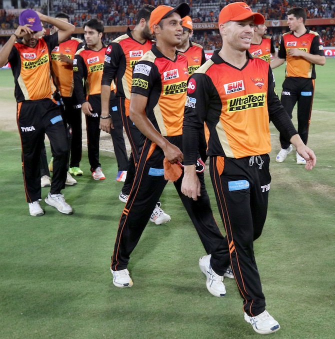 The Surisers Hyderabad had beaten KKR in the knock-outs last season