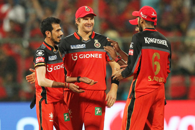 Yuzvendra Chahal celebrates wicket of Glenn Maxwell 