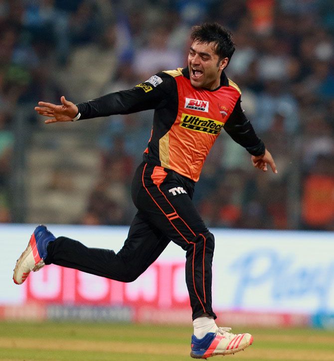 Afghanistan's leg spinner Rashid Khan is spinning a web around clueless batsmen in the Indian Premier League for Sunrisers Hyderabad
