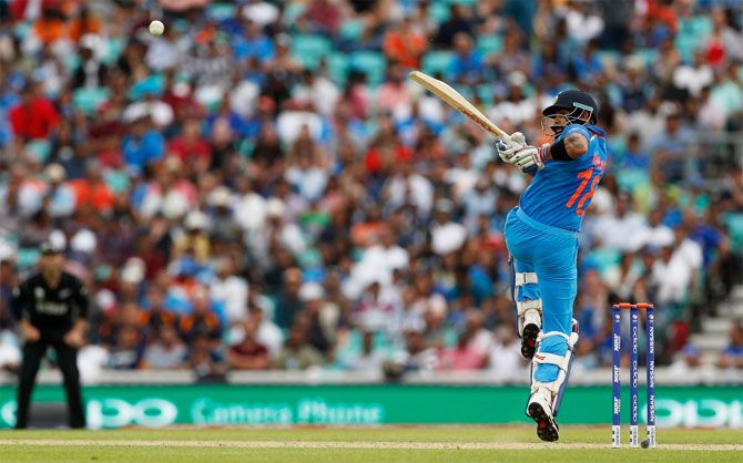 India captain Virat Kohli made a bright start to his Champions Trophy campaign by striking a solid 52 not out during the warm-up match against New Zealand at the Oval in London on Sunday