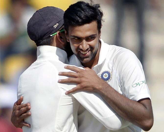 R Ashwin has picked 50 Test wickets in the third consecutive calendar year