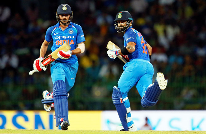 Virat Kohli and Manish Pandey shared a 99-run third-wicket stand 