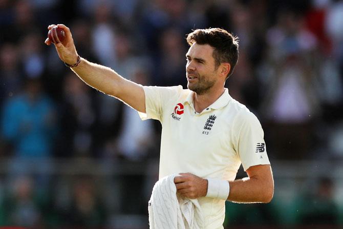 England's James Anderson