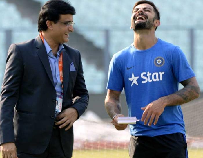 Ganguly speaks about Virat Kohli