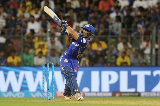 MI's Ishan Kishan bats