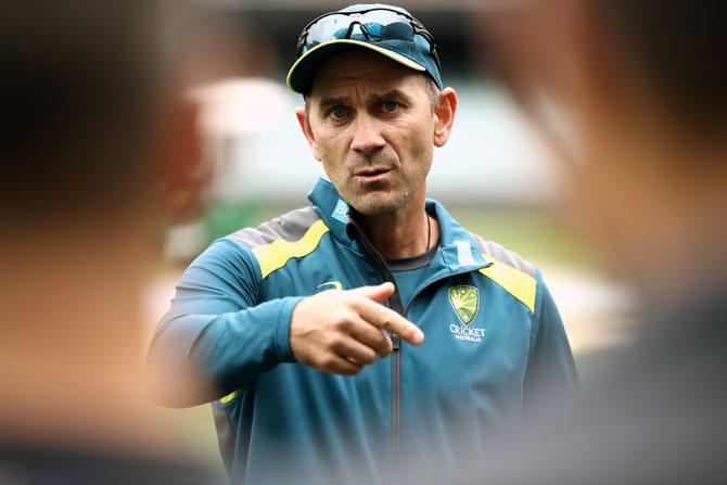 Australia coach Justin Langer 