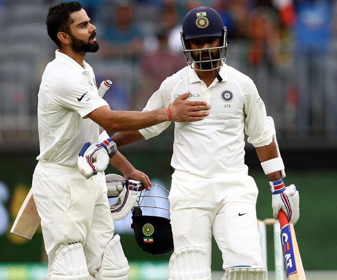 Virat Kohli and Ajinkya Rahane