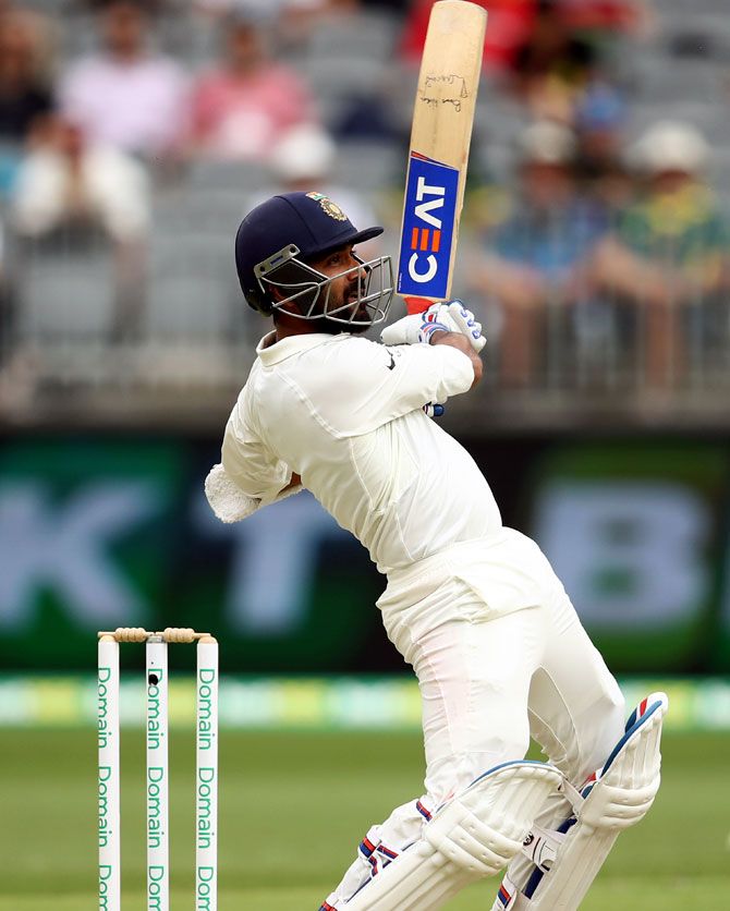 Ajinkya Rahane's counter-attacking half-century rallied India after early wickets in the first innings