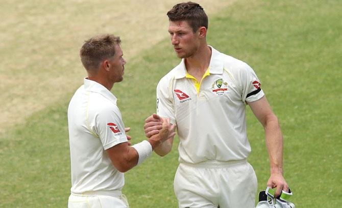 David Warner and Cameron Bancroft