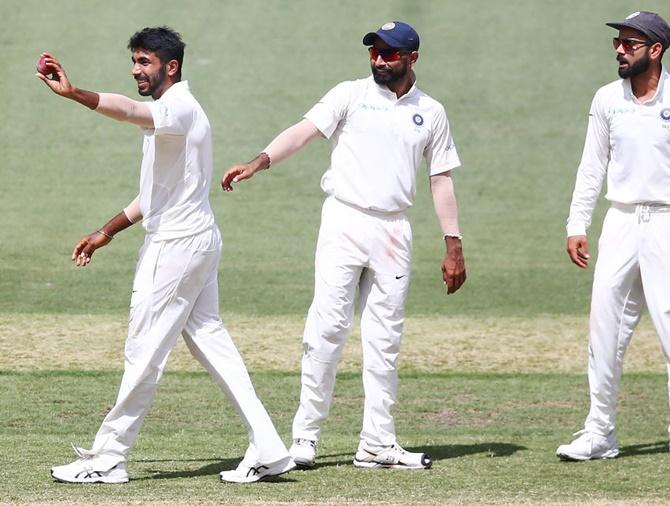 Jasprit Bumrah was awesome in the MCG Test. Photograph: Michael Dodge/Getty Images