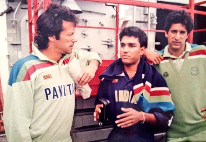 Imran Khan, Sanjay Manjrekar, Wasim Akram