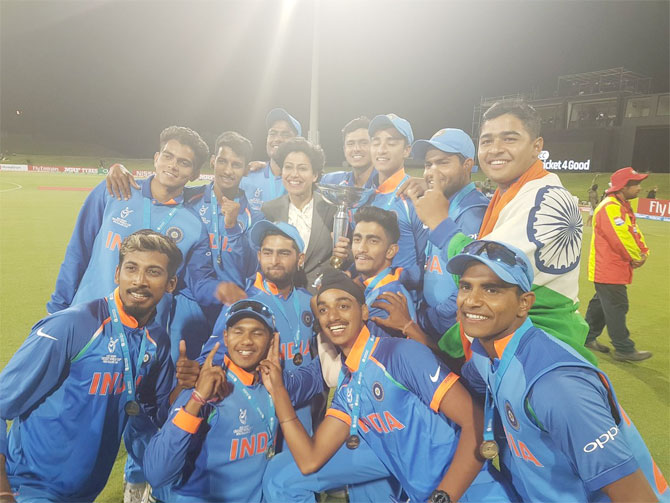Image result for U19 World Cup: Manjot guides clinical India to 4th title