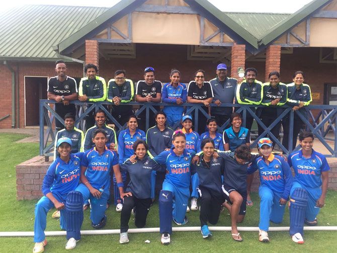 The Indian women's team 