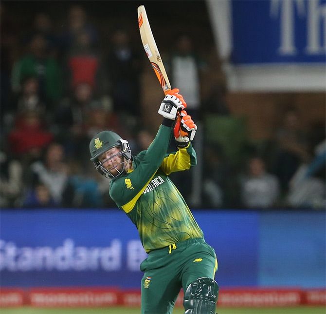 South Africa's Heinrich Klaasen played a sensational knock of 69 runs off 30 balls to take South Africa across the finish line