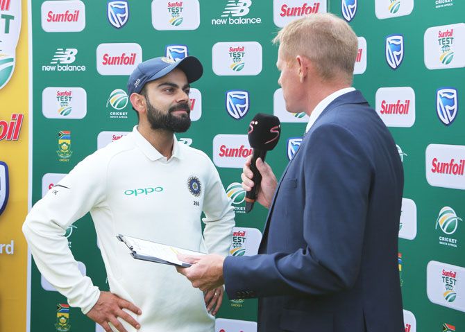 India captain Virat Kohli said at the post-match presentation: 'We are still feeling good about how we went about this Test match'