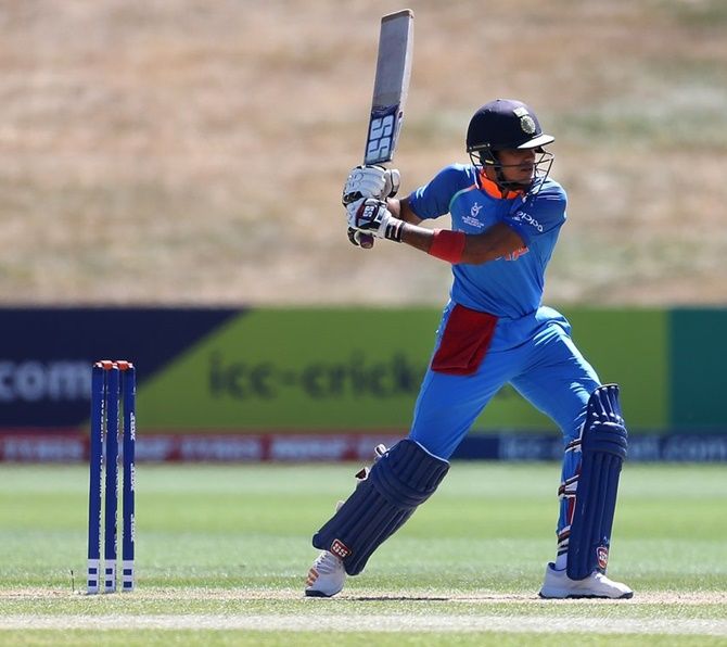 Shubhman Gill was Man of  the Tournament at last year's Under-19 World Cup