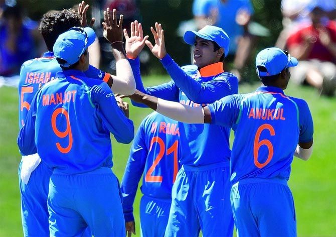 India's under-19 team atthe World Cup