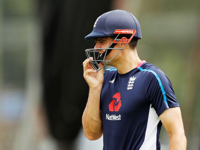 Alastair Cook is geared up for practice