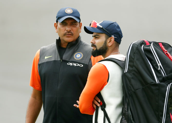 Kohli has strong message for Shastri's trollers