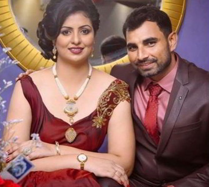 Mohammad Shami and wife Hasin Jahan in happier times