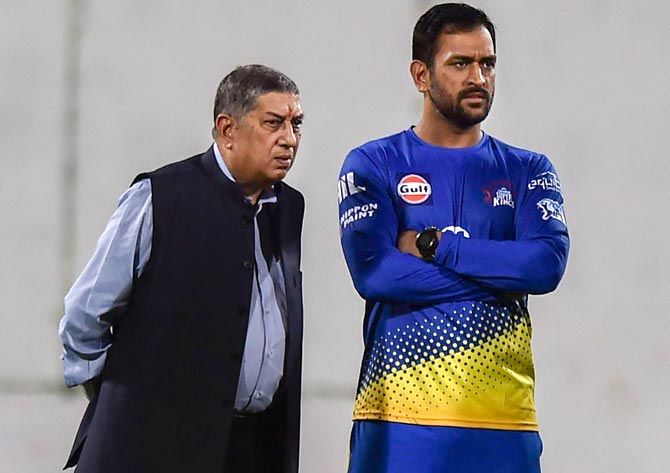 Asked about retaining Mahendra Singh Dhoni and other CSK players in the next IPL auction, N Srinivasan said retention policy is yet to be announced.