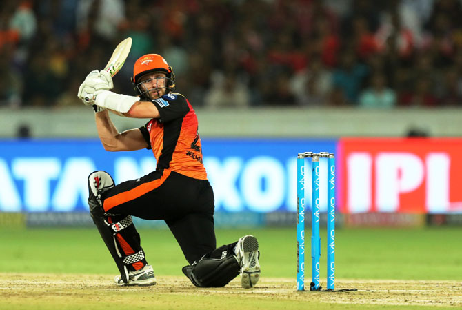 Kane Williamson bats during his fighting innings