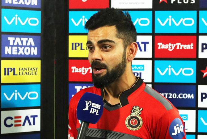 RCB captain Virat Kohli said his team 'deserved to lose'