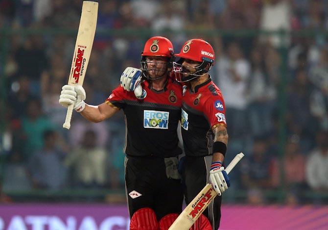 AB de Villiers and Virat Kohli