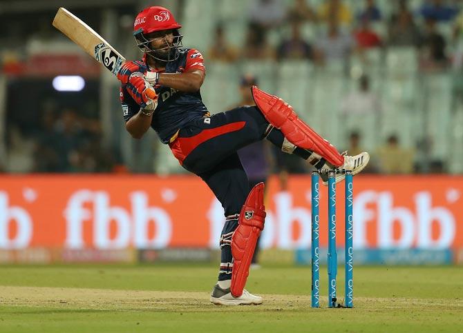 Rishabh Pant's IPL reputation booked him a place in the Indian team. Photograph: BCCI