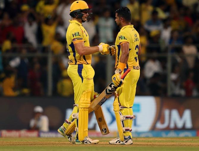 Chennai Super Kings' Shane Watson and Suresh Raina enjoyed good form this season