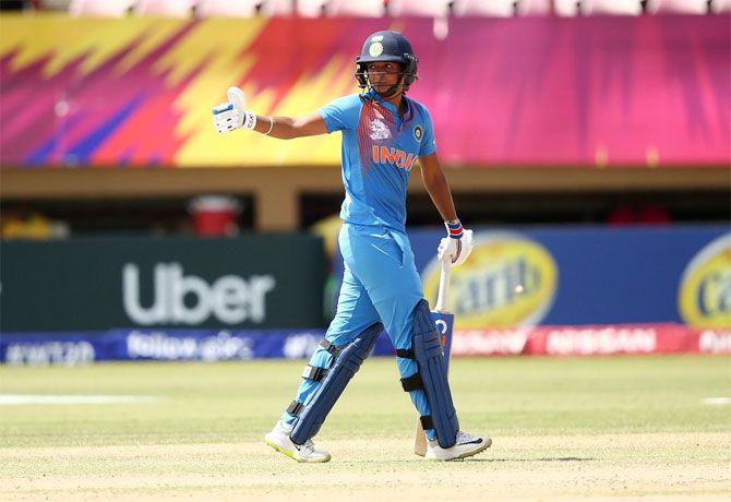 India captain Harmanpreet Singh smashed eight sixes en route her historic ton against New Zealand in the World T20 opener in Guyana on Friday