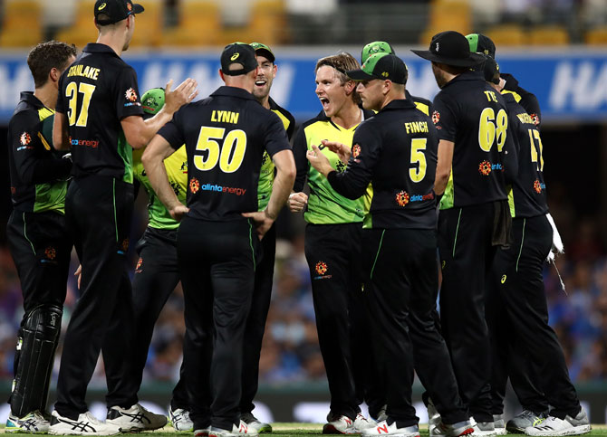 Australia one win away from taking T20 series against India