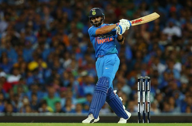 Virat Kohli scored a half-century as he guided India to a series-levelling win in the third T20I in Sydney on Sunday