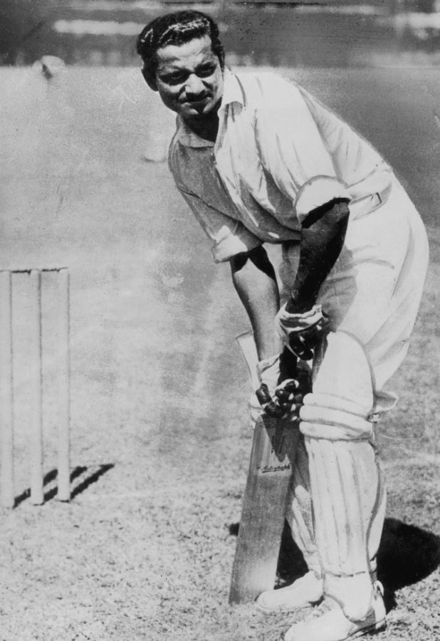 Vijay Hazare in action