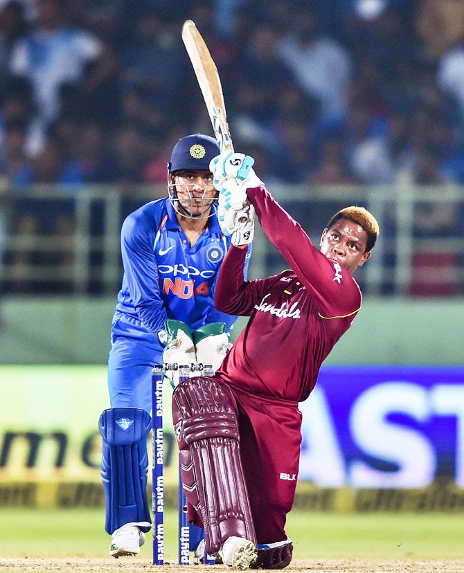 West Indies' batsman, Shimron Hetmyer has not found the going easy against India in the T20s