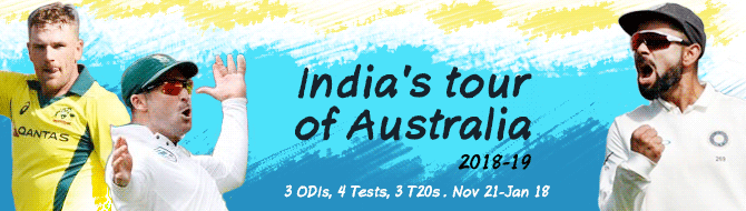 India tour of Australia 2018