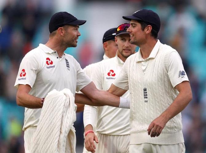 Alastair Cook and James Anderson