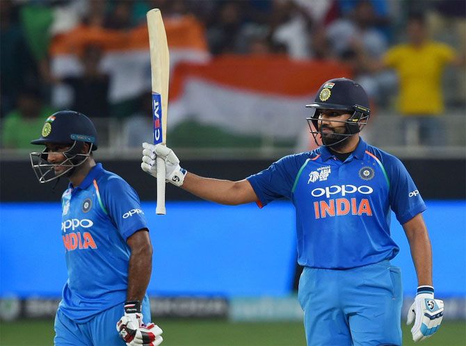 Rohit Sharma struck 83 not out against Bangladesh on Friday