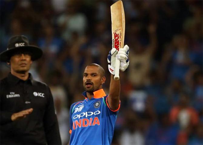 PHOTOS: Rohit, Dhawan hit tons as India crush Pakistan - Rediff.com Cricket