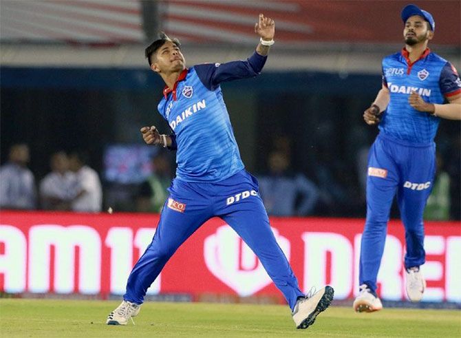 Delhi's Sandeep Lamichhane picked 2 for 27 in the match against Punjab