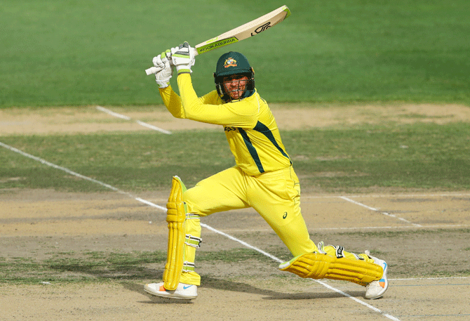 Australia's Usman Khawaja scored 98 and stitched a 134-run partnership with Aaron Finch for the opening wicket