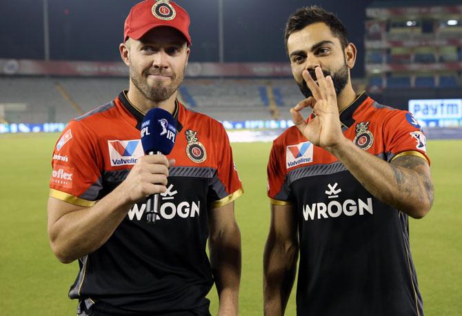 Kohli hints at ABD's return at RCB