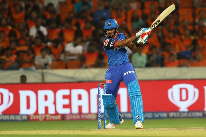 Delhi Capitals' captain Shreyas Iyer stitched up a half-century stand with Rishabh Pant